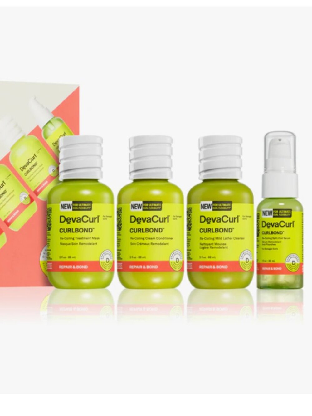 MSRP $48 – DevaCurl CurlBond Essential Repair Starter Kit (Travel Set) – NIB